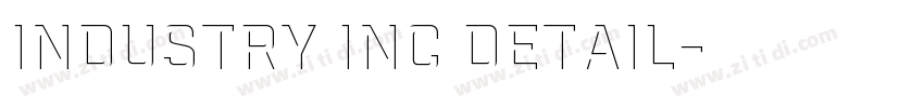 industry inc detail字体转换
